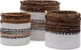 Rhythm Blues Basket Set Of 3 pieces