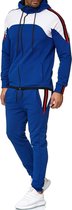 Heren - joggingpak - Sax blauw - 1148