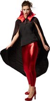 dressforfun - Vampiercape met getande kraag - verkleedkleding kostuum halloween verkleden feestkleding carnavalskleding carnaval feestkledij partykleding - 301859