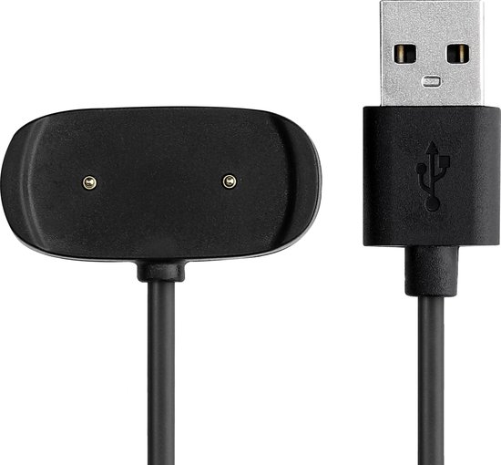kwmobile USB-oplaadkabel geschikt voor Huami Amazfit T-Rex Pro / GTS2 / GTS 2e / GTS2 Mini / GTR 2 kabel - Laadkabel voor smartwatch - in zwart
