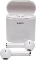 Denver Oordopjes Draadloos met Oplaad Case - Earbuds Wireless - Bluetooth - TWE36 - Wit