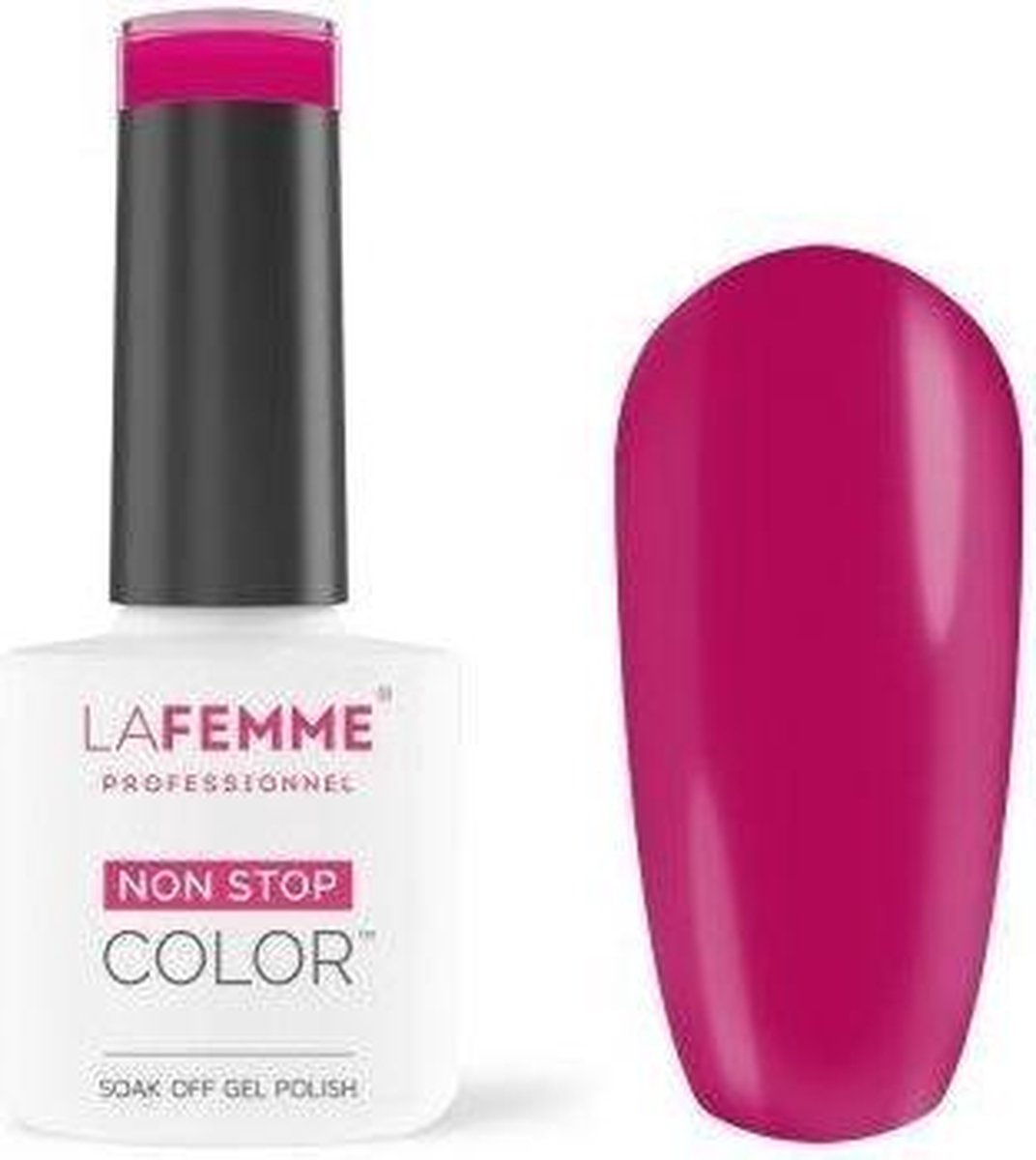 La Femme Gel Polish UV-LED/ HEMA free/ Vegan/ 7Free/ H195/Raspberry Muffin