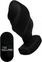 The Driller Vibrerende Buttplug - Dildo - Buttpluggen - Zwart - Discreet verpakt en bezorgd