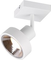 LED Plafondspot - Torna Leonida - GU10 Fitting - 1-lichts - Vierkant - Mat Wit - Aluminium