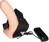 Grote vibrerende erectie-assistent - Toys voor dames - Strap on - Beige - Discreet verpakt en bezorgd