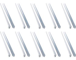 10 set grondankers voor graskant smal 40 x 2,6 x 0,2 cm