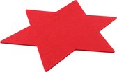 Placemat - Ster - Rood - 25 CM