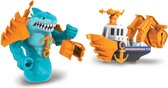 Nikko Toys Auto Road Rippers Nikko Snap `n Play Monsters Attack: Teal Kraken vs Blue Boat