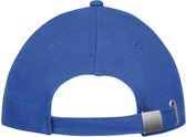 SOLS Unisex Buffalo 6 Panel Baseball Cap (Koningsblauw/neon-koraal)
