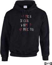 Hoodie | Moederdag | 2021 | Mooi SpeciaAl WarM PrAchtig - M