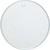 Glazen platen, Rond, d: 7 cm, dikte 3 mm, 10stuks