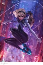 Marvel: Spider-Gwen Unmasked Variant Art Print