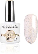 Modena Nails UV/LED Gellak - Sweet Muffin #02 - Nude, Pastel - Glanzend - Gel nagellak