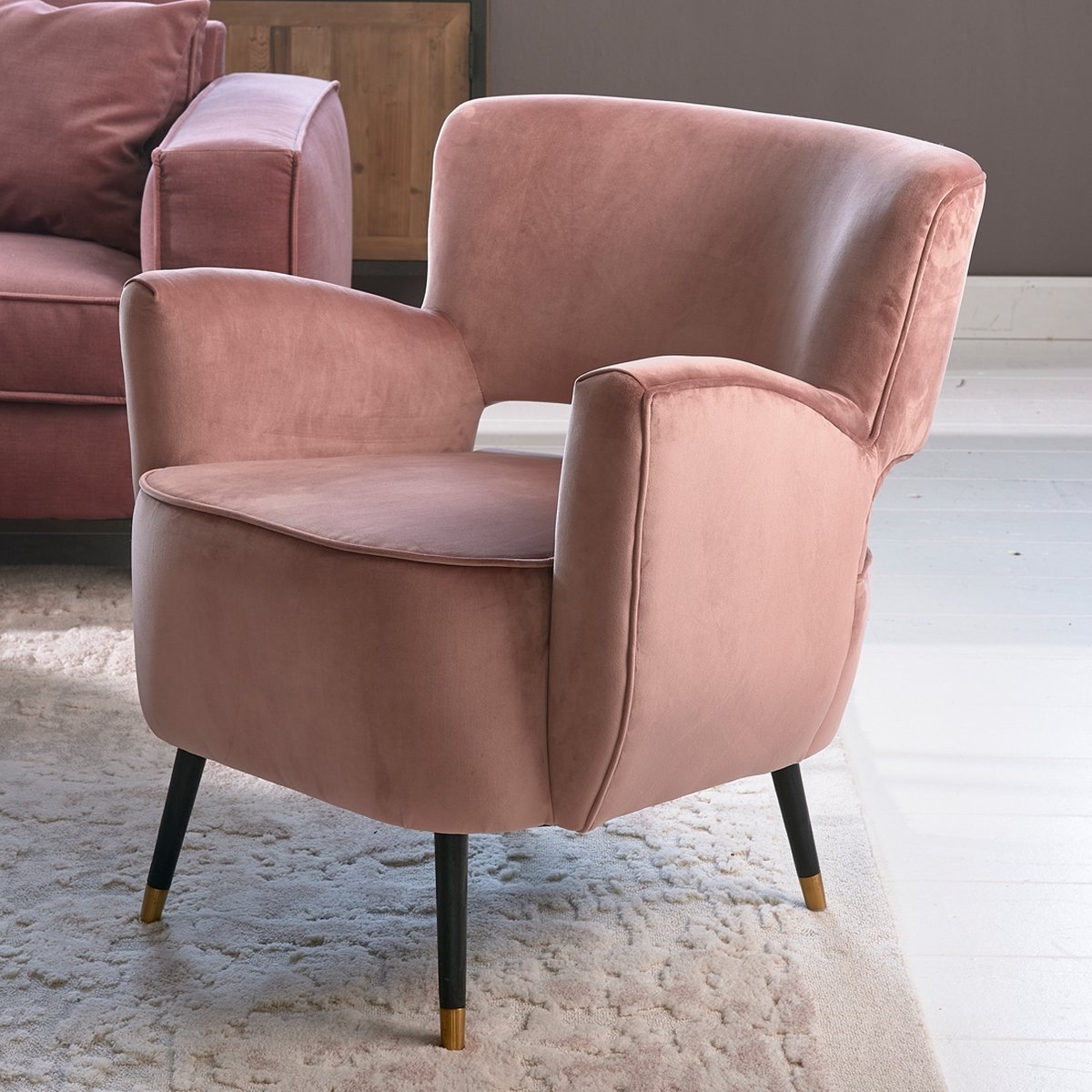 Riviera Maison Fauteuil Met Armleuning - Fauteuil Velvet - Laurel ...