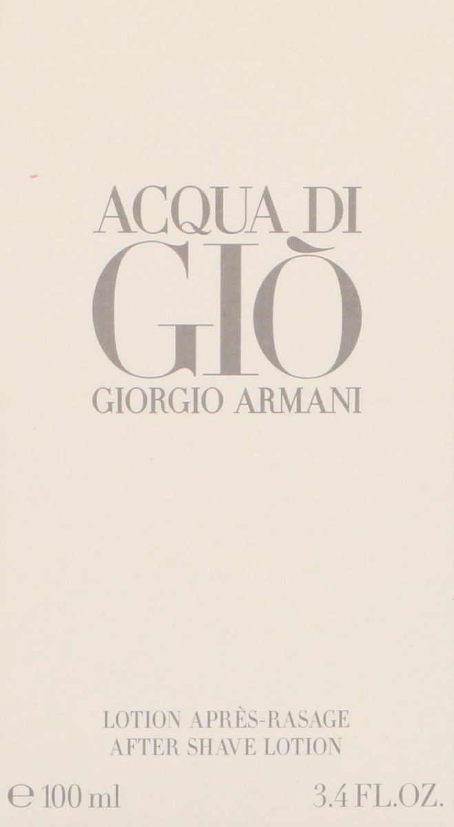 Armani Acqua Di Gio Pour Homme Aftershave Lotion Flacon