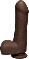 Bundle - The D - The Uncut D Realistische Dildo Met Balzak - 18 cm met glijmiddel