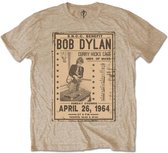 Bob Dylan Heren Tshirt -S- Flyer Bruin