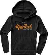 KingRock Studio  Hoodie | Goud | Heren / Dames | Original & Vintage Hoodie met Capuchon | Perfect Kleding Trui Verjaardag Cadeau |