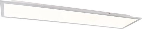 QAZQA liv - Moderne LED Plafondlamp - 1 lichts - L 1200 mm - Staal - Woonkamer | Slaapkamer | Keuken