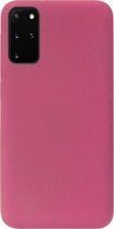 ADEL Premium Siliconen Back Cover Softcase Hoesje Geschikt voor Samsung Galaxy S20 Plus - Bordeaux Rood