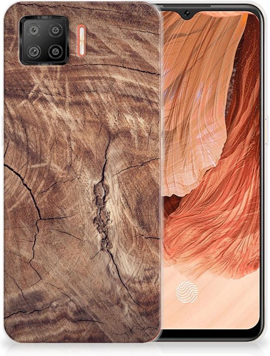 OPPO A73 4G Bumper Hoesje Tree Trunk