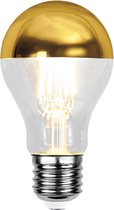 Kopspiegel LED Peertje - Goud - E27 - 4W - Extra Warm Wit 2700K - Dimbaar