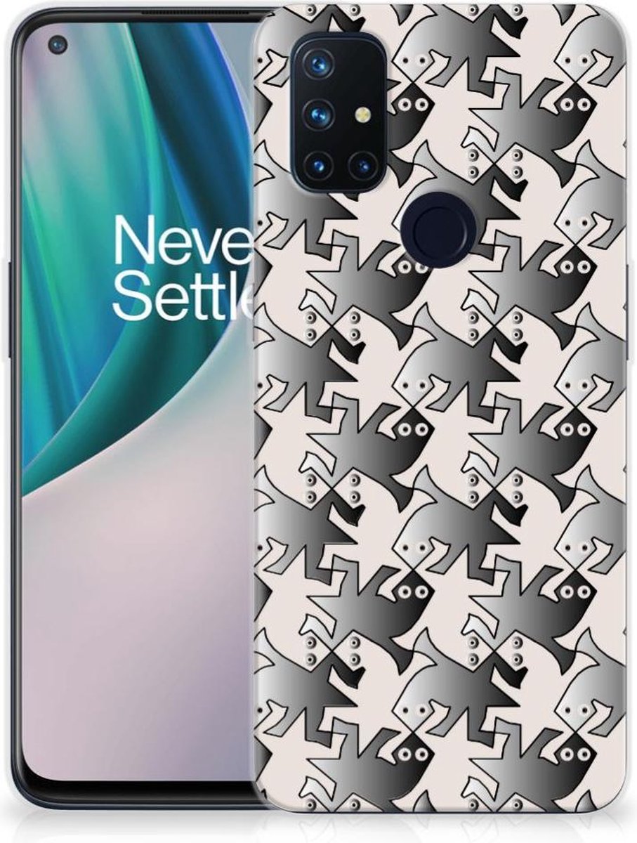OnePlus Nord N10 5G TPU Hoesje Salamander Grey