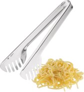 Fackelmann 41001 Pince à Spaghetti 19cm en INOX Argent Acier Inoxydable 19 x 11,8 x 2 cm 