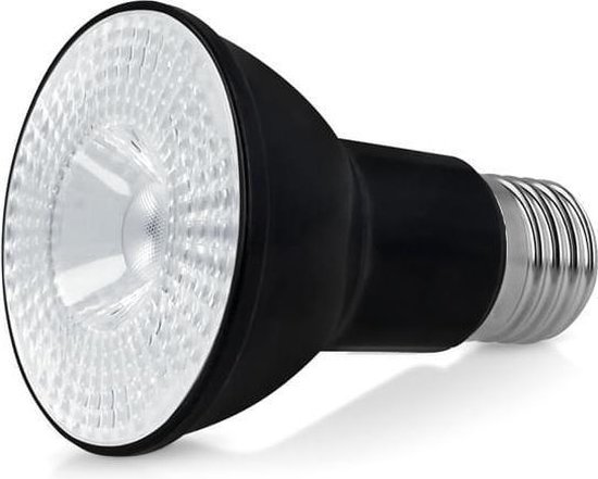 niet voldoende middelen beweging E27 LED lamp Pollux Par 20 8W 4000K dimbaar zwart | bol.com