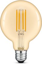 E27 LED filament lamp Atlas G95 7W 2200K dimbaar amber