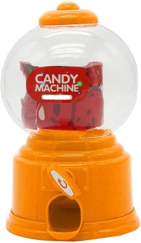 Schattige zoete mini snoepmachine kids bubble gift kinderen bank ...