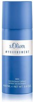 s. Oliver #YourMoment Men Deodorant spray 150 ml