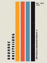 Bauhaus Museum Ausstellung Poster - 15x20cm Canvas - Multi-color