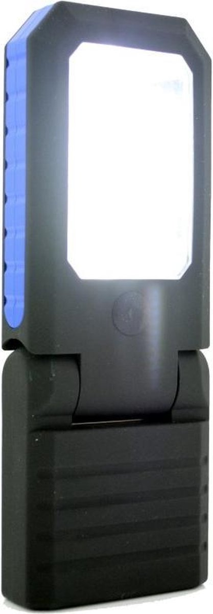 Werklamp COB + 3 LED - Campinglamp - Zaklamp - Klapbaar met haak en Magneet van VONROC — afbeelding 4