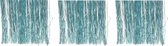 3x zakjes lametta engelenhaar ijsblauw (blue dawn) 50 x 40 cm - Tinsel/folie slierten - Kerstversiering
