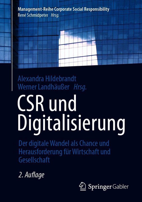 Management-Reihe Corporate Social Responsibility - CSR und D ... - cover