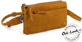 Okergeel schoudertasje | Clutch | Crossbodytasje Bari