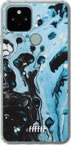 6F hoesje - geschikt voor Google Pixel 5 -  Transparant TPU Case - Melted Opal #ffffff