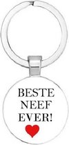 Akyol - Beste neef ever Sleutelhanger - Neef - Neef - Leuk kado voor je neef om te geven - 2,5 x 2,5 CM