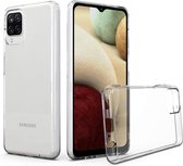 Samsung Galaxy A12 hoesje siliconen extra dun transparant - Samsung Galaxy A12 hoes cover case