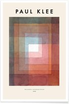 JUNIQE - Poster Klee - White Framed Polyphonically -13x18 /Kleurrijk