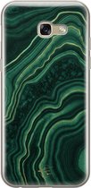 Samsung Galaxy A5 2017 siliconen hoesje - Agate groen - Soft Case Telefoonhoesje - Groen - Print