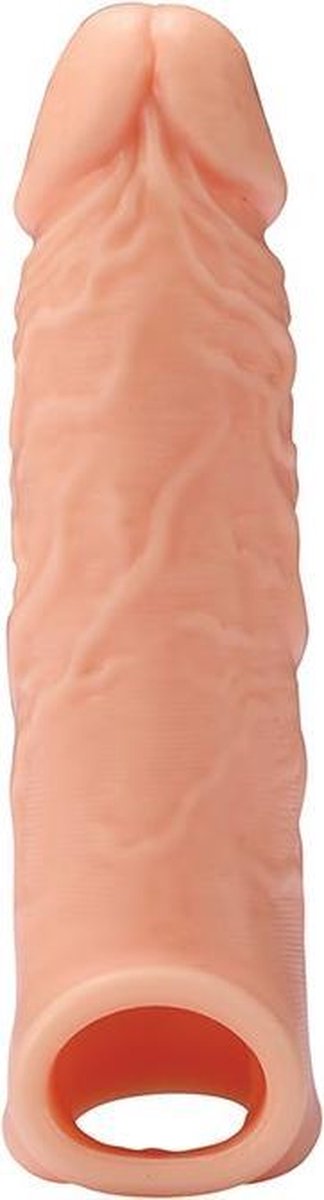 Goedkoopste Dream Toys - RealStuff rekbare penisvergroter 17 cm met scrotumband - Huidroze