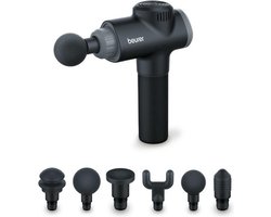 Beurer MG 180 Massage Gun - Massageapparaat - Triggerpoints - 4 Intensiteitsniveaus - Tot 3.200 impulsen per minuut - 6 Opzetstukken - Tot 3 uur draadloos gebruik - 3 Jaar garantie