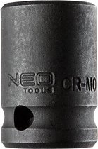 Neo Tools Krachtdop 19mm 1/2 Aansluiting CrMo Staal 38mm Hoog DIN 3129 TUV M+T