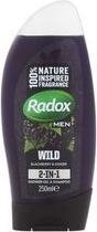 Radox - Men Feel Wild 2 In 1 Shower Gel & Shampoo - Shower Gel For Men