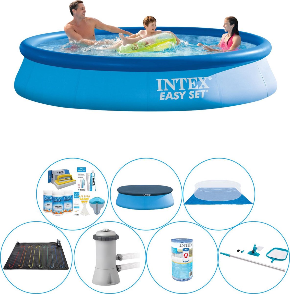 Easy Set Zwembad - 366 x 76 cm - Compleet pakket