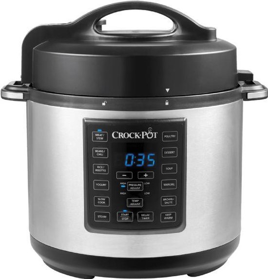 CrockPot Pot Pressure, Slow Cooker 5,7L | bol.com
