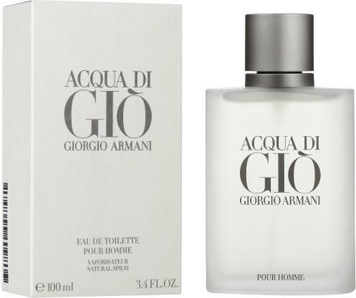 Bol Com Giorgio Armani Acqua Di Gio 100 Ml Eau De Toilette Herenparfum