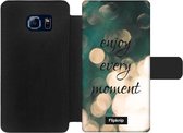 Wallet case - geschikt voor Samsung Galaxy S6 Edge - Enjoy Every Moment